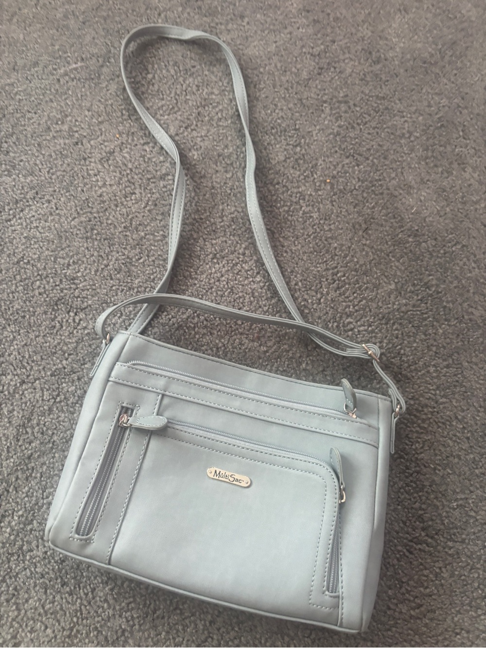 MultiSac Summerville Blue Crossbody Bag Adjustable Purse Handbag NEW